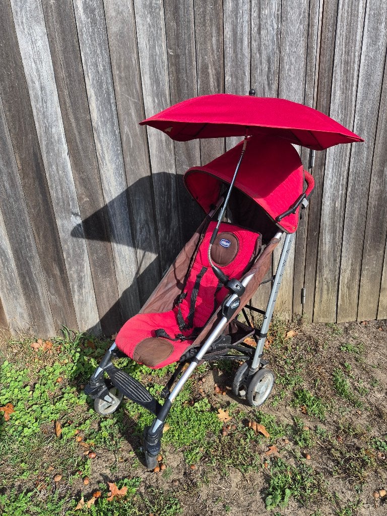 Buggy liteway chicco ( lite way), Kinderen en Baby's, Ophalen, Gebruikt, Overige merken, Zonnekap