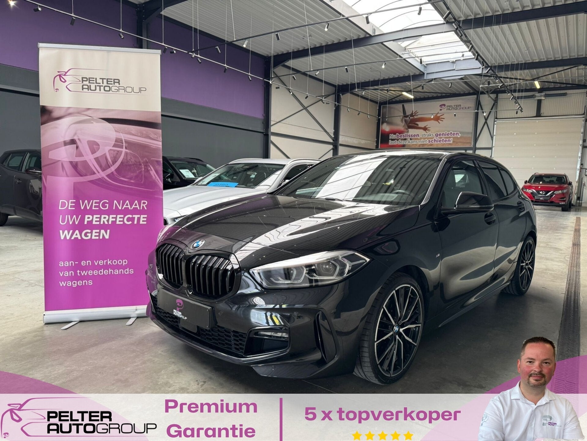 BMW 118 M Pakket Leder Nieuwstaat  32d km, Autos, BMW, Achat, Euro 6, Entreprise, 0 kg