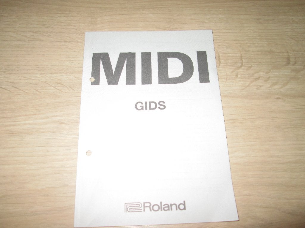 Roland Synthesizer "Midi Gids" - 80's, Enlèvement ou Envoi, Utilisé, Autres nombres, Roland