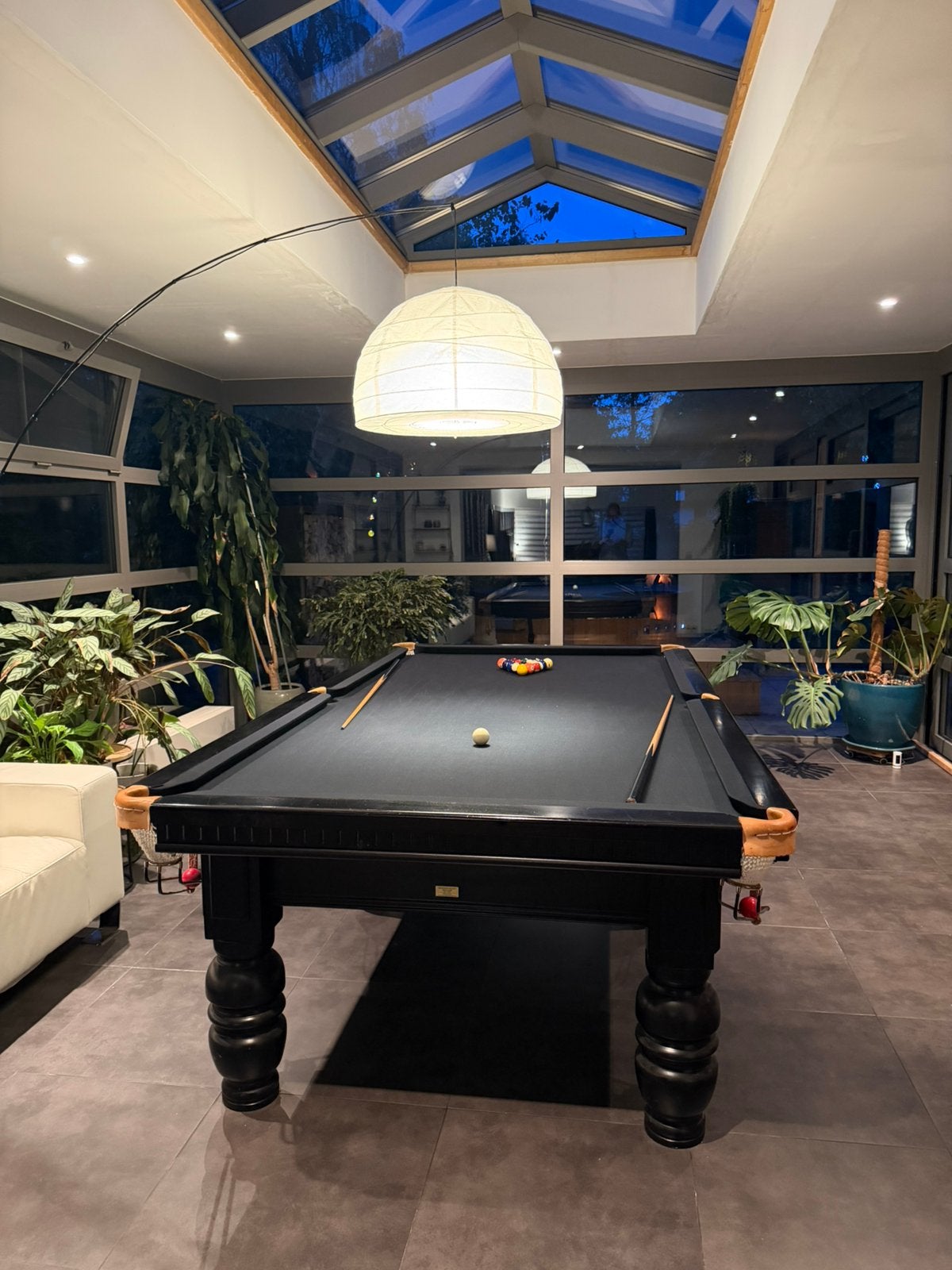 Birmingham Billiards 9ft snooker/pool tafel, Ophalen, Zo goed als nieuw, Snookertafel