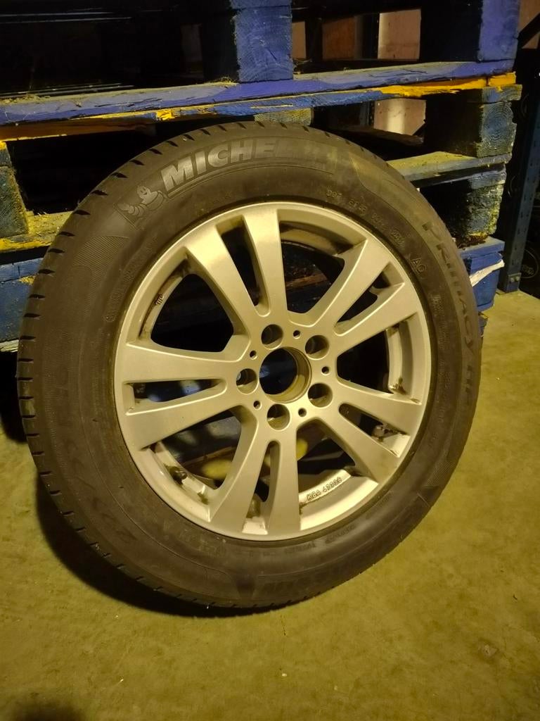 4 mercedes velgen op goede banden, Auto-onderdelen, Banden en Velgen, Ophalen, Band(en)