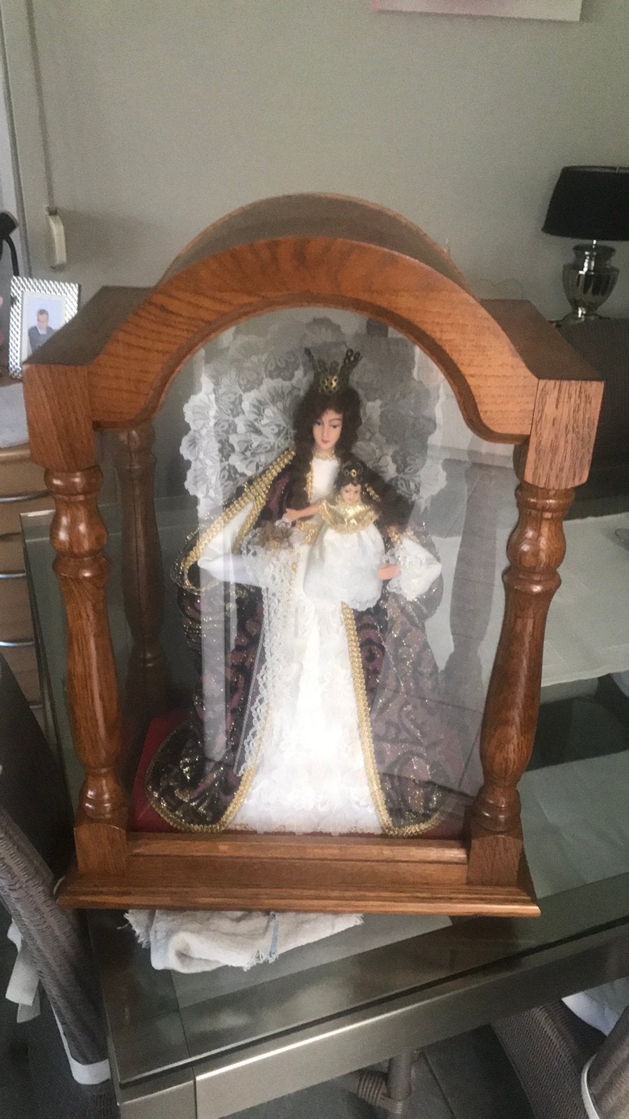 Maria in glazen kastje, Ophalen of Verzenden