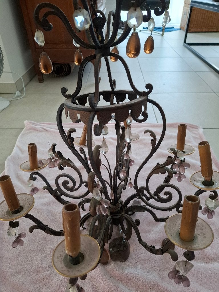 Antieke luster, Ophalen