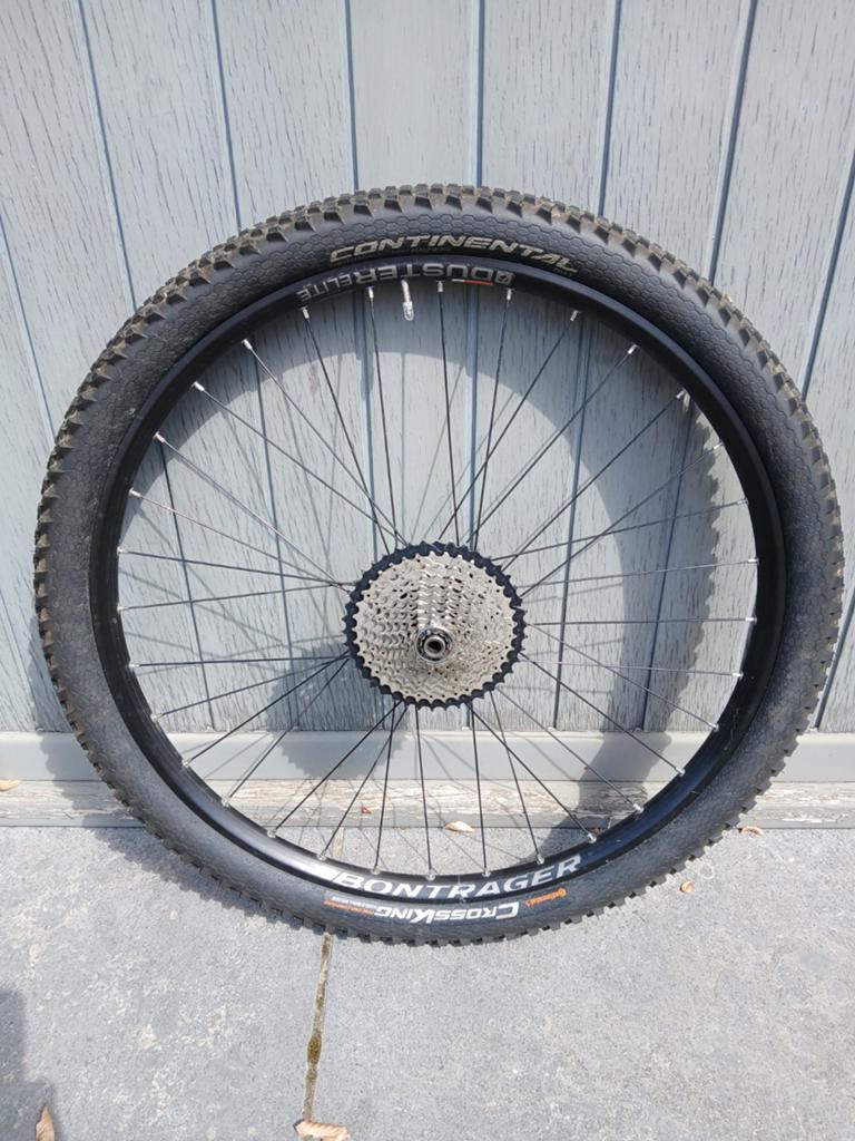 Mtb achterwiel 29" Bontrager, Fietsen en Brommers, Fietsonderdelen, Gebruikt, Bontrager, Aluminium, Mountainbike