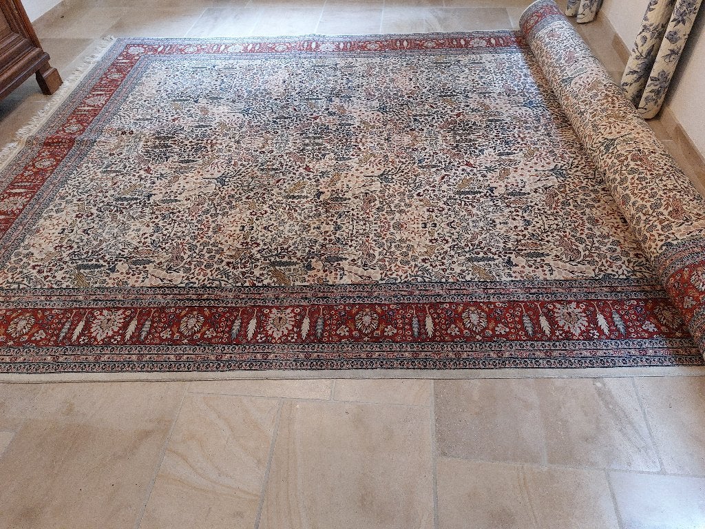 Perzisch tapijt met bloemmotieven — elegant en decoratief, Ophalen