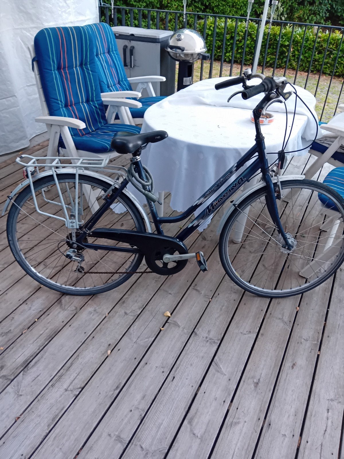 damesfiets, Ophalen