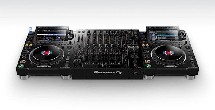 TE HUUR Pioneer DJ-booth 2x CDJ-3000 + DJM-A9, Enlèvement, Comme neuf, DJ-Set, Pioneer