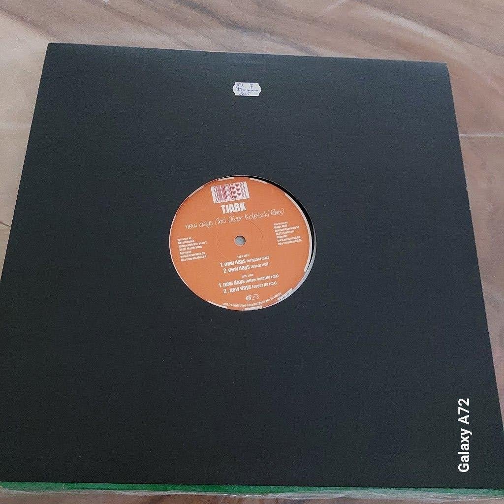 tjark new days 12 inch maxi, Gebruikt, Ophalen of Verzenden, Techno, 12 inch
