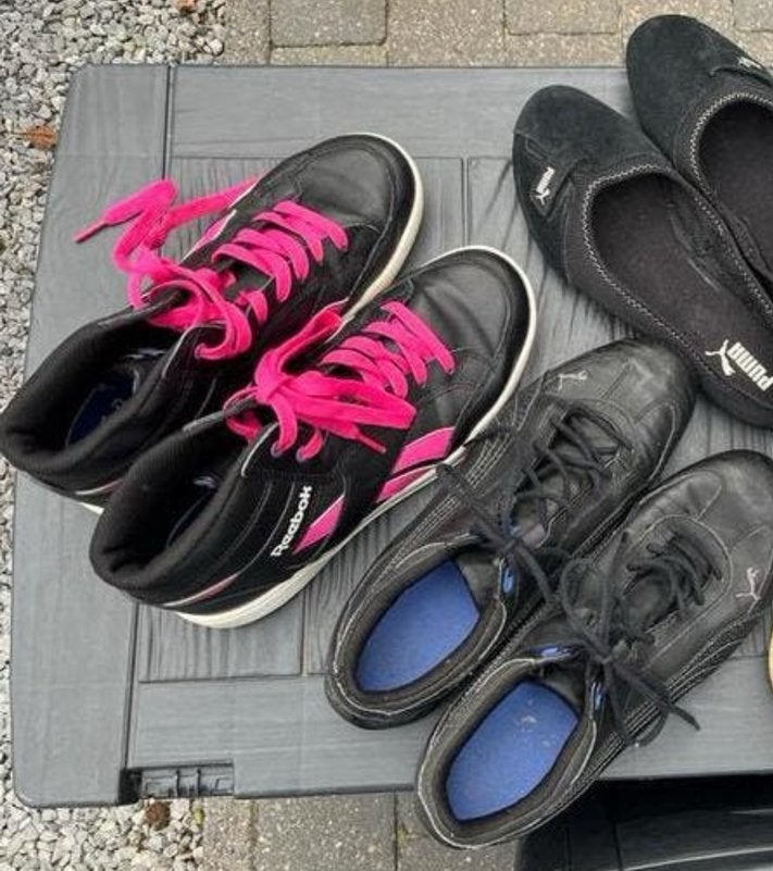 Pakket met 3 paar sneakers voor 40€, Sneakers et Baskets, Comme neuf, Enlèvement, Noir