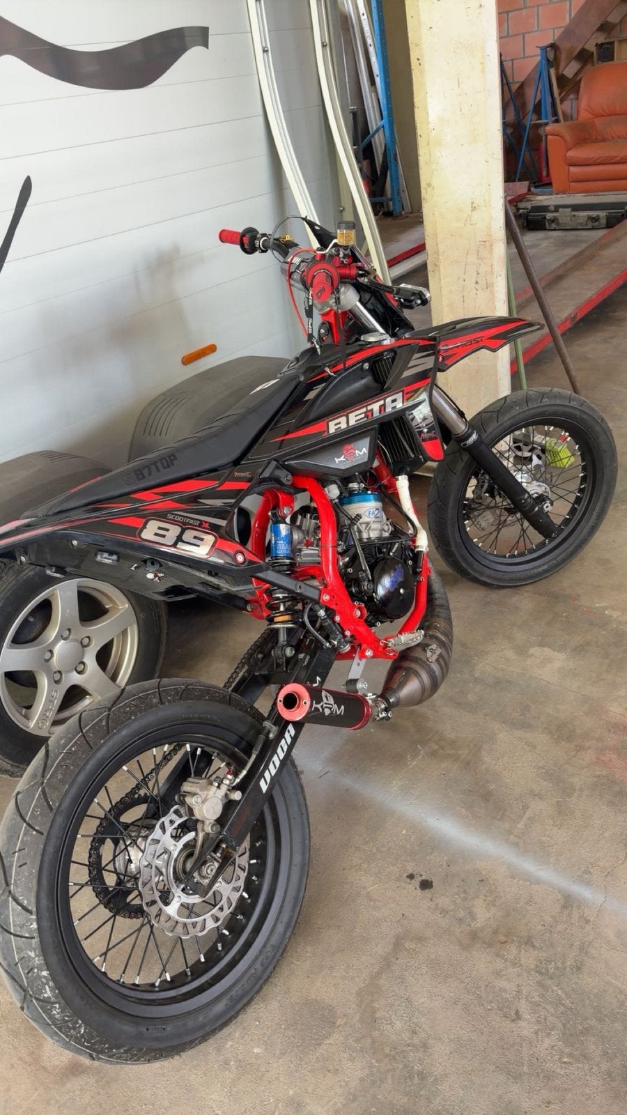 Beta rr 50 2fast teruil tegen nette crosser, Enlèvement, Comme neuf