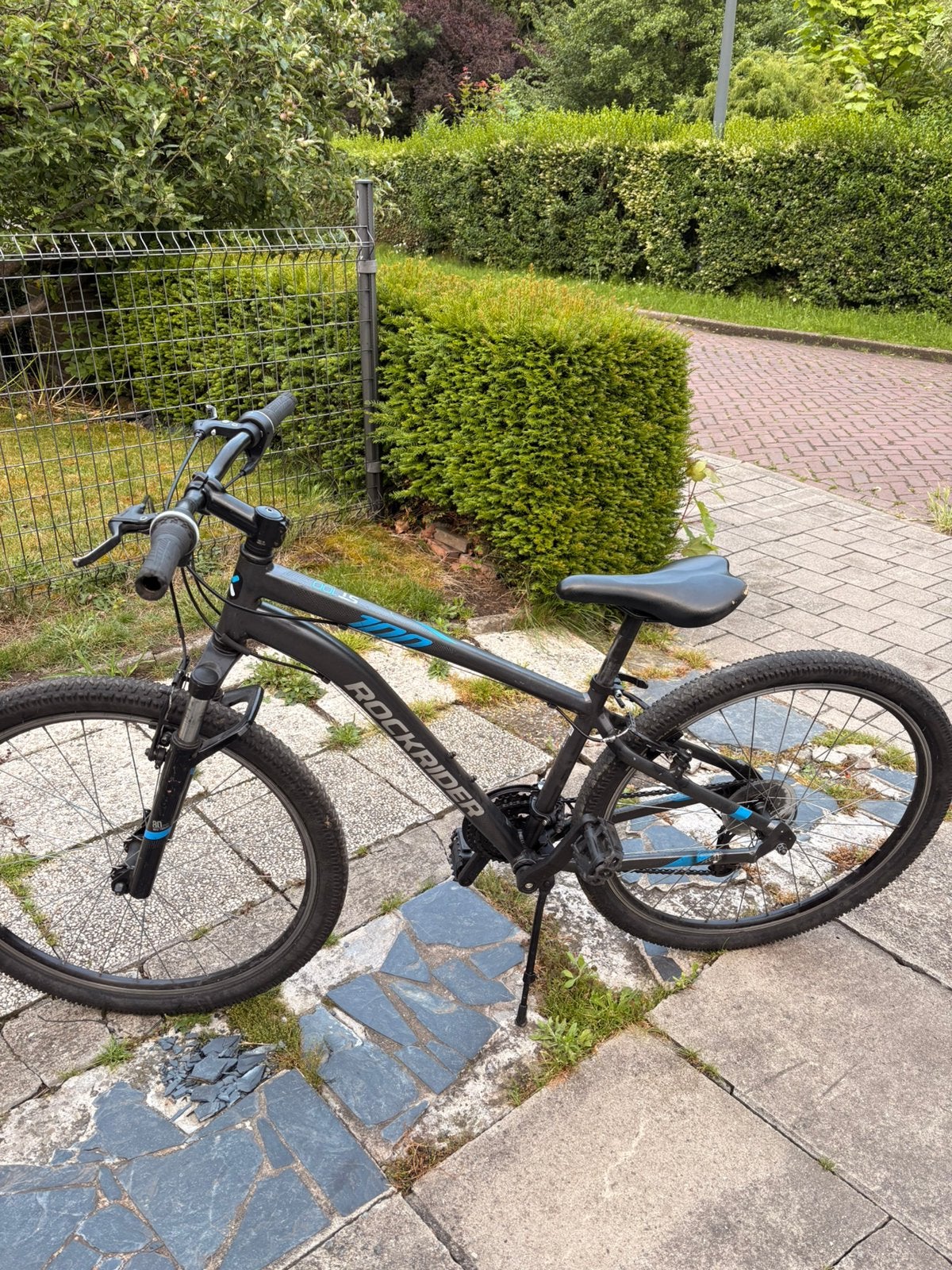 Vélo Rockrider ST100, Frein sur jante, 24 pouces ou plus, Acier, Enlèvement