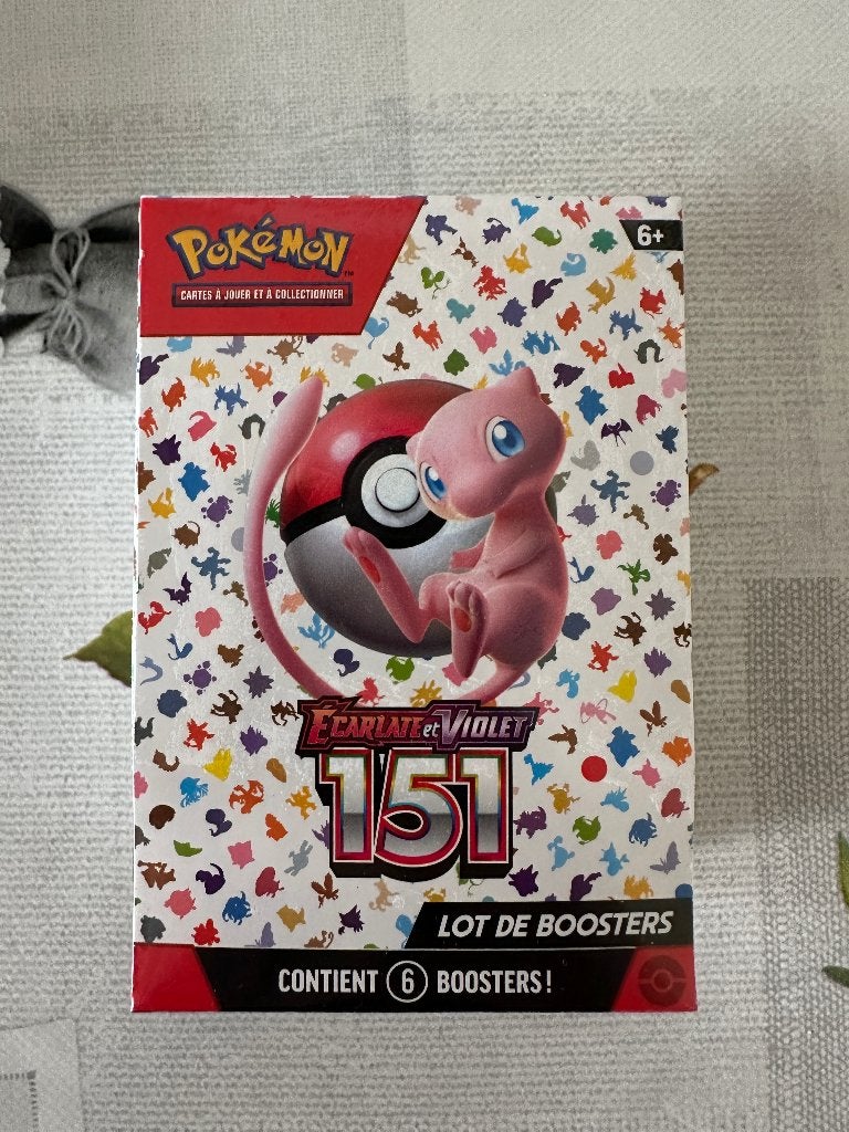 1 Bundle de 6 boosters EV3.5 Pokémon 151 FR Scellé (NEUF), Enlèvement ou Envoi, Neuf, Booster