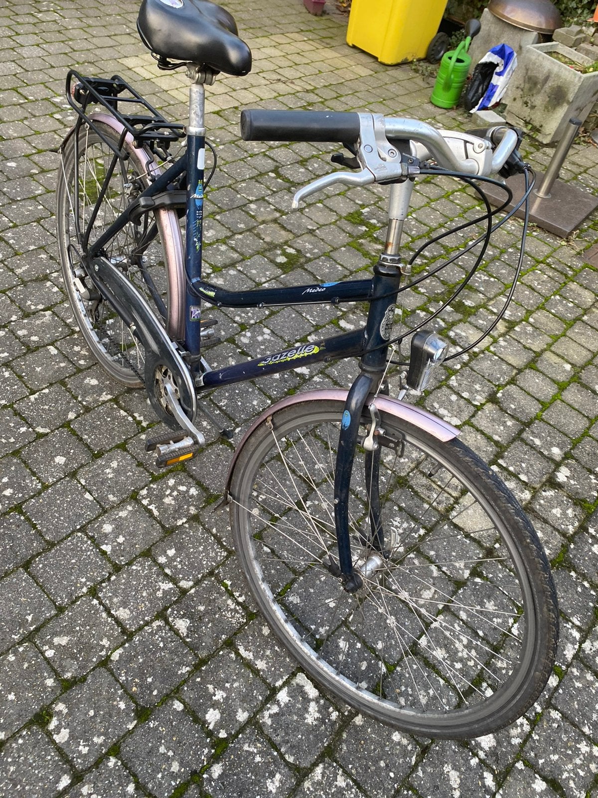 Gazelle met 3 x 7 versnellingen, Ophalen, Gebruikt, Velgrem, Versnellingen