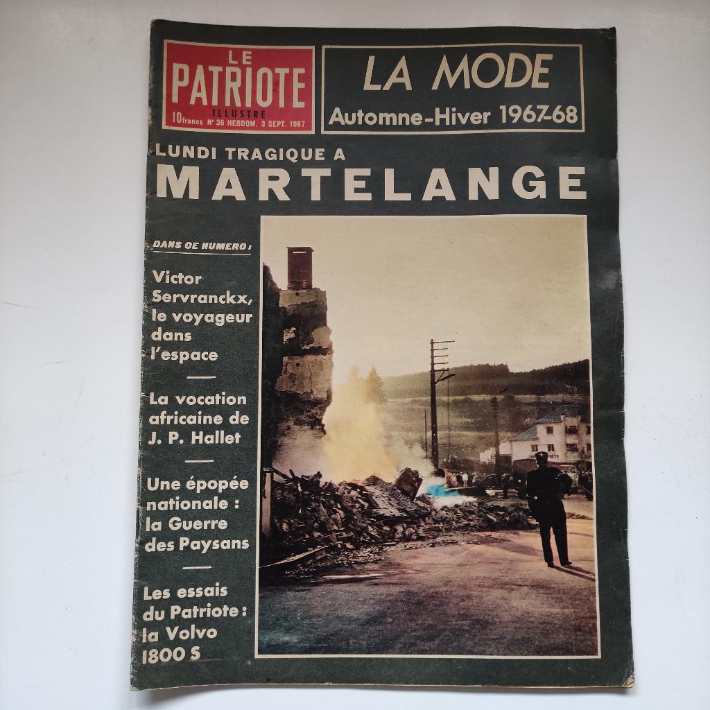 Catastrophe de Martelange 1967-Le patriote, Ophalen