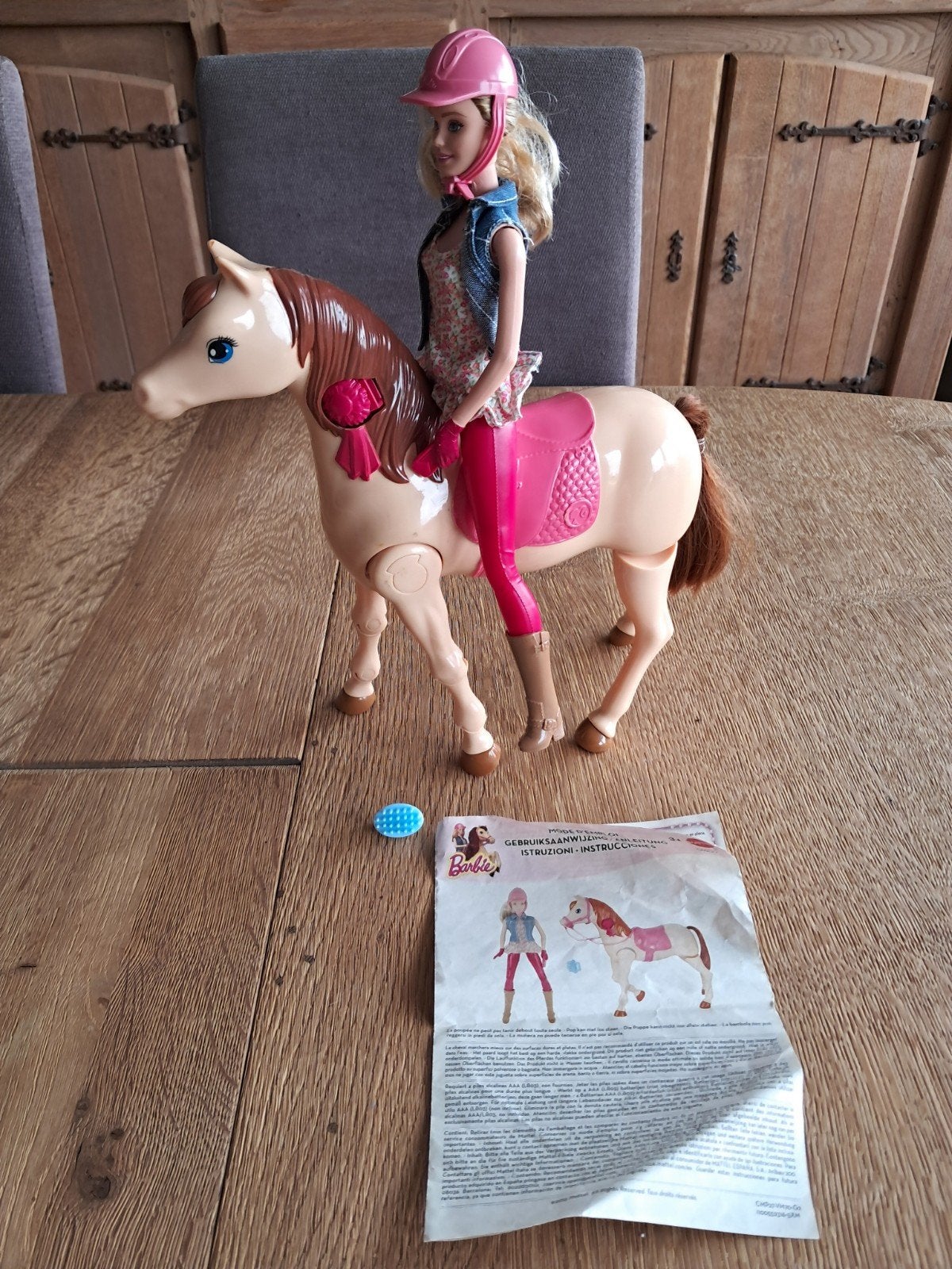 barbie met paard speelset compleet, Kinderen en Baby's, Ophalen, Gebruikt, Barbie
