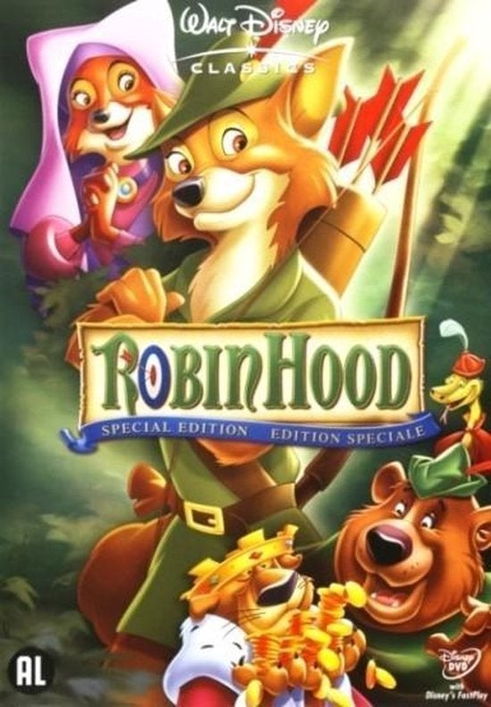 Disney dvd - Robin Hood, Cd's en Dvd's, Ophalen of Verzenden