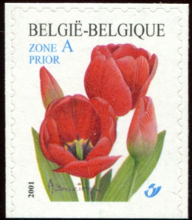 3047a - uitgiftejaar 2001 - rode tulp - postfris XX, Postzegels en Munten, Orginele gom, Ophalen of Verzenden, Zonder stempel