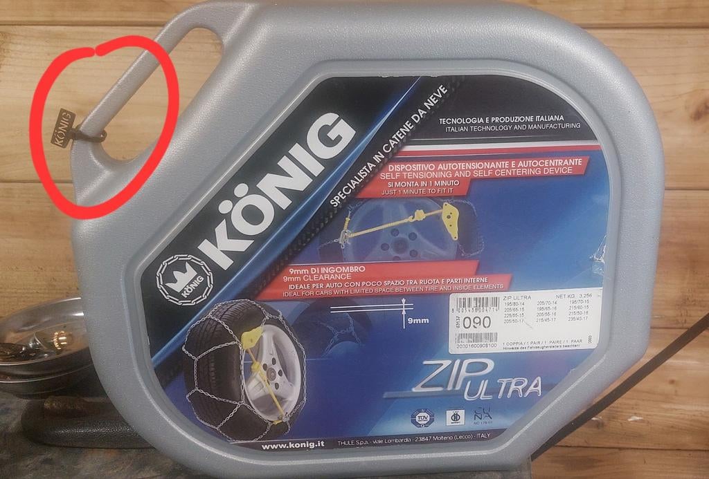 Chaînes neige Koning zip ultra 090 neuves, Auto diversen, Sneeuwkettingen, Ophalen, Nieuw