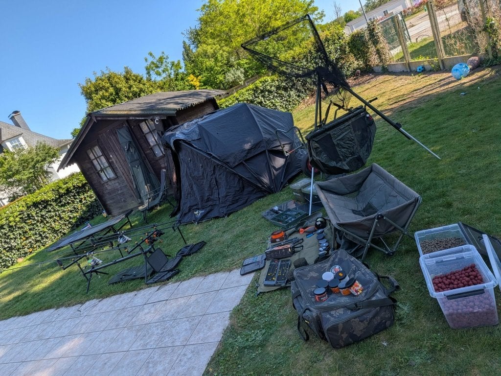 Karperset, Watersport en Boten, Hengelsport | Karpervissen, Ophalen, Gebruikt, Complete set