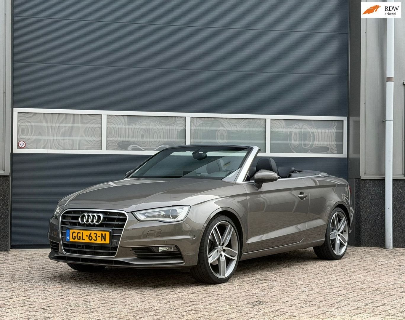 Audi A3 1.4 TFSI Amb. Pro Line S bj.2015 Autom|Navi|Zeer moo, Auto's, Audi, Automaat, Cabriolet, Grijs, 117 g/km