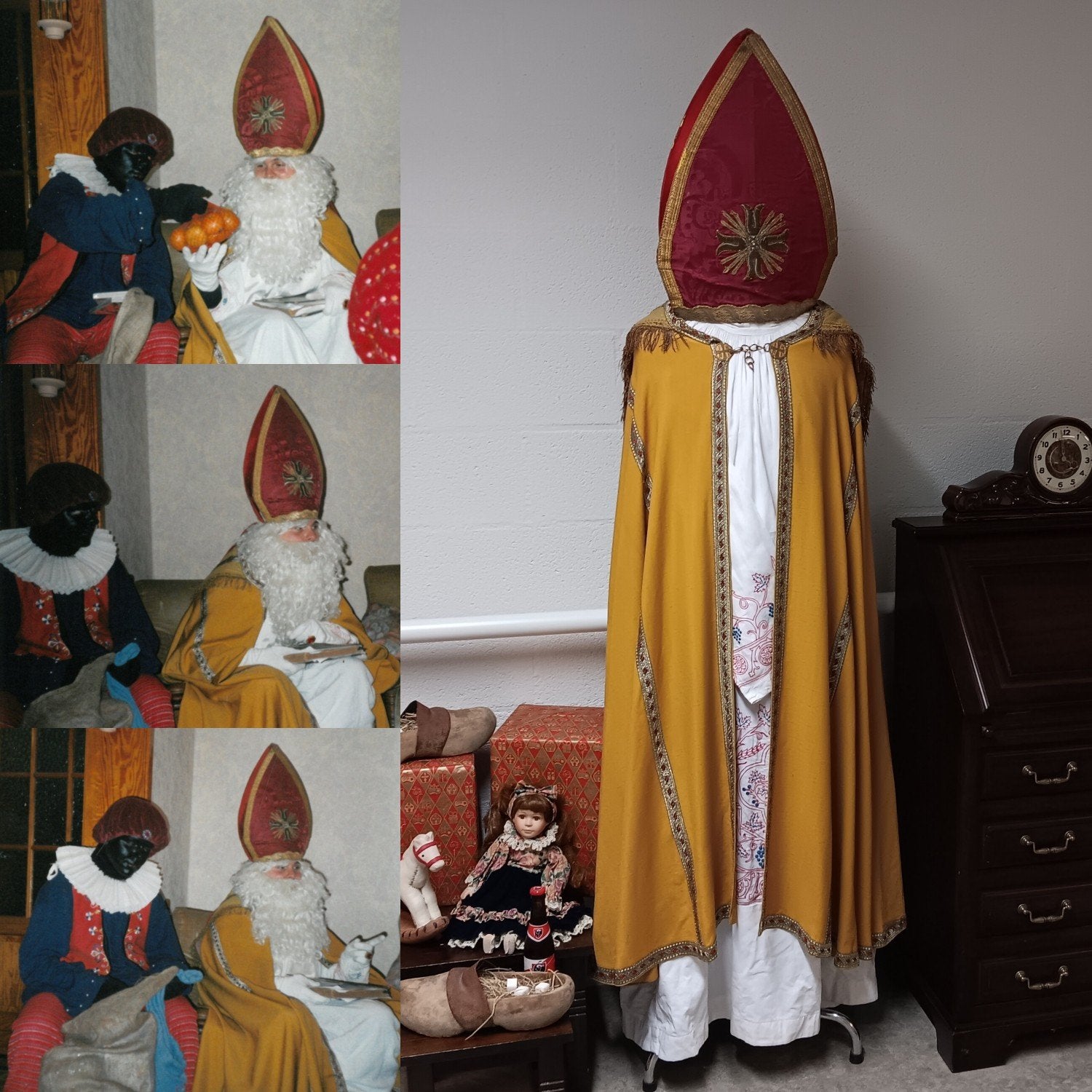 Vintage sinterklaaskostuum, Divers, Saint-Nicolas, Enlèvement