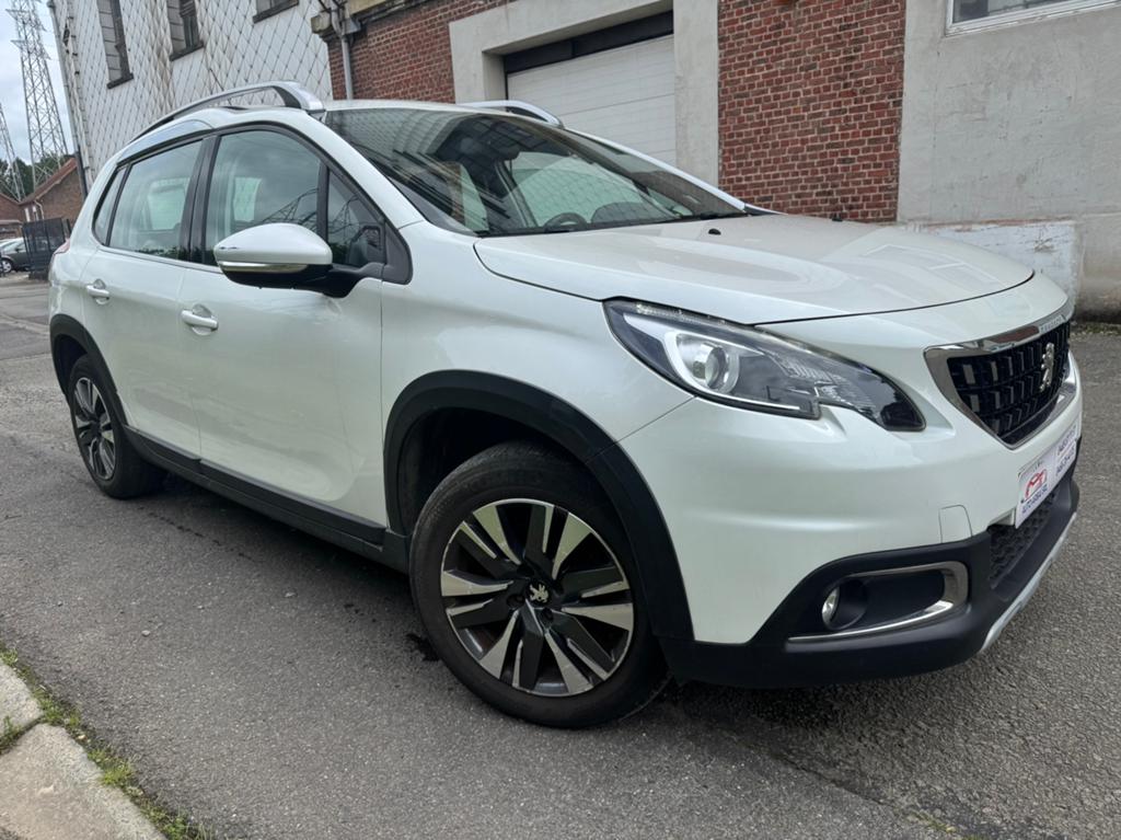 Peugeot 2008 Benzine Euro6b full option 93.000km 2017, Auto's, Peugeot, Automaat, 1199 cc, Leder en Stof, Wit