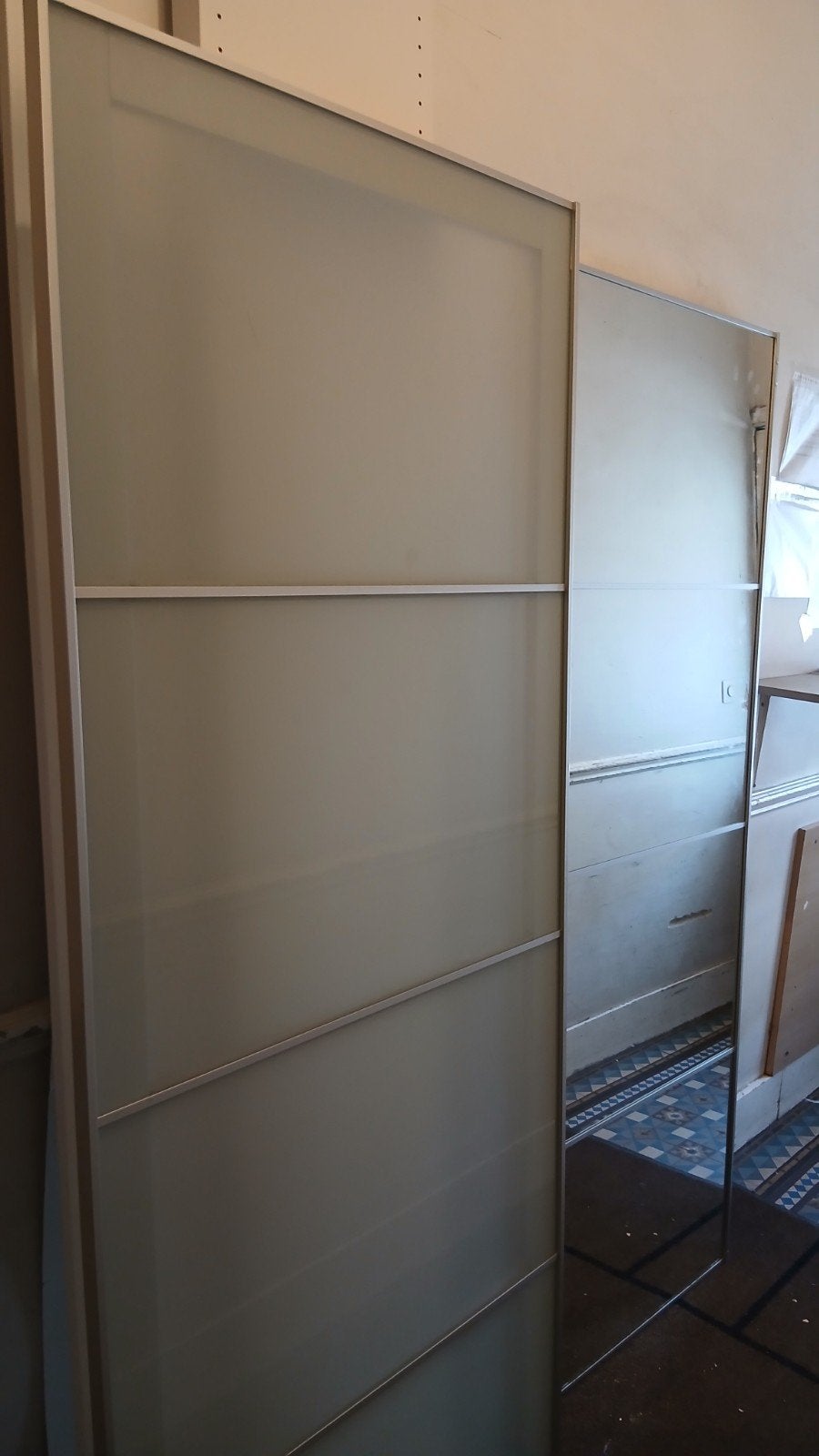 Portes coulissantes pour Pax 150x202x58cm, Enlèvement, Verre
