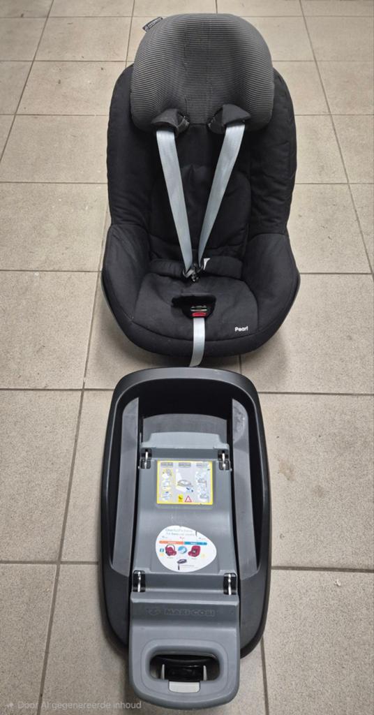 Isofix + autostoel, Ophalen, Isofix