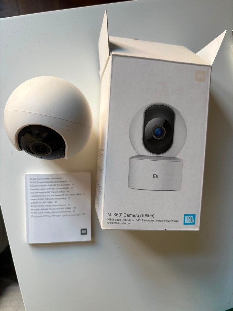 Xiaomi Mi 360 Camera (1080p) – with box and manual, Ophalen, Gebruikt