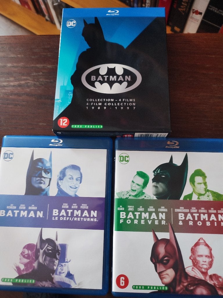 BATMAN - Coffret Blu-Ray 4 Films (Tim Burton), CD & DVD, Blu-ray, Enlèvement ou Envoi, Film, Coffret, Science-Fiction et Fantasy