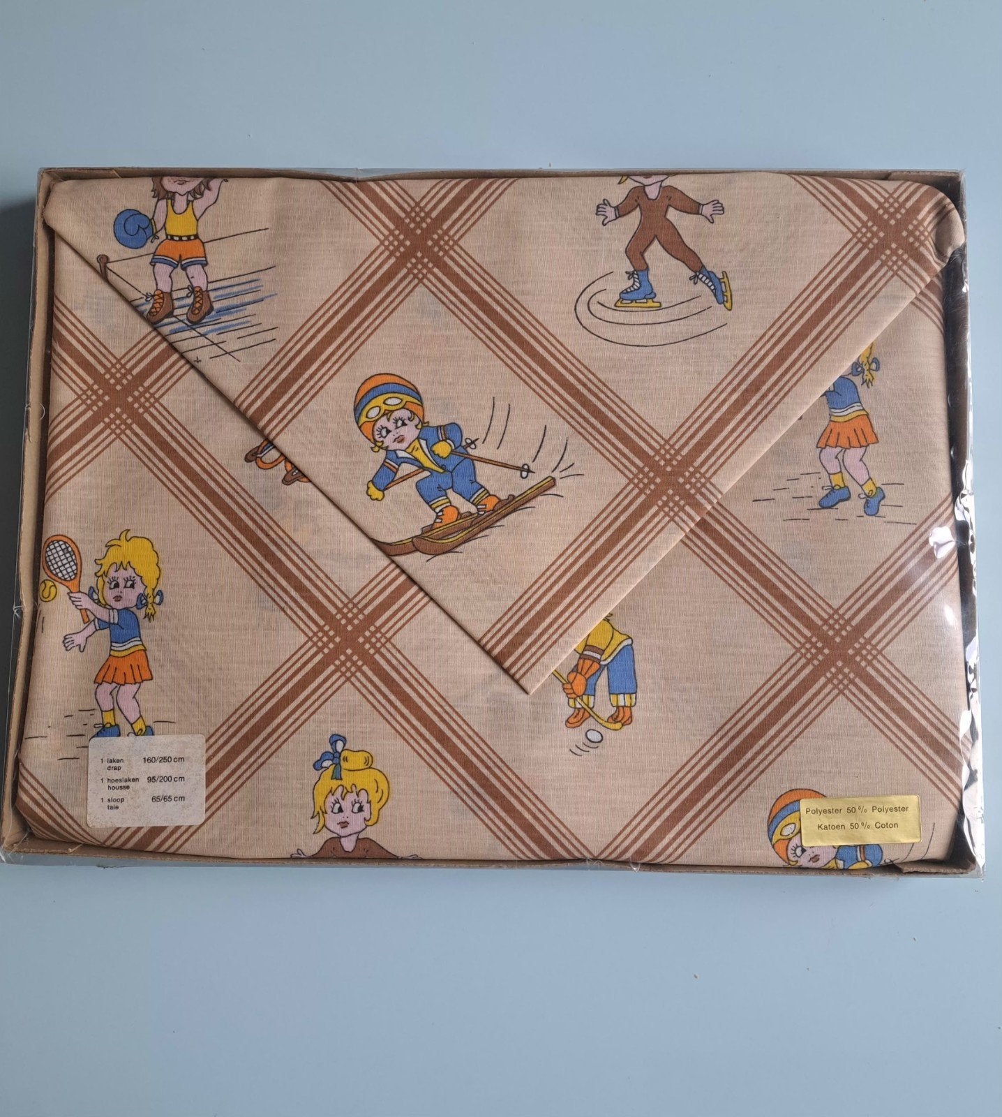 Ensemble de draps vintage pour enfants dans un emballage, Envoi