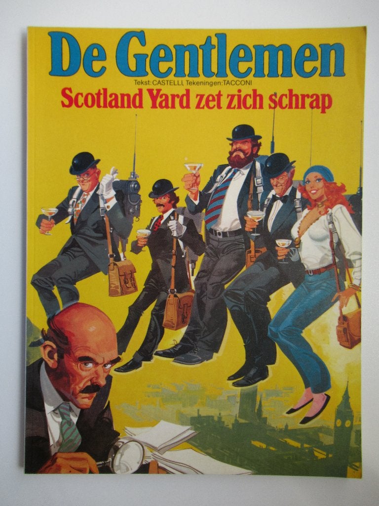 de gentlemen...nr.1...scotland yard zet zich schrap.....1st, Ophalen of Verzenden, Zo goed als nieuw