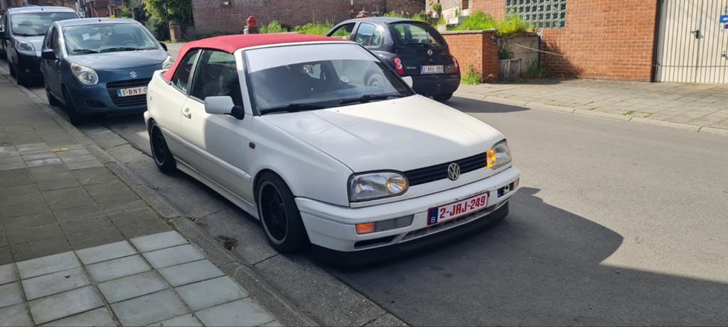Golf 3 Cabrio, Autos, Volkswagen, Particulier, Golf, Vert, Cuir, Enlèvement