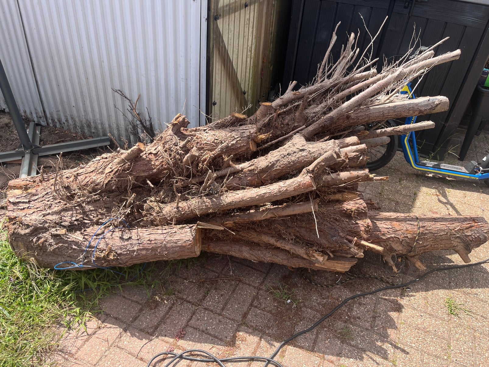 Gratis brandhout/hout, Ophalen