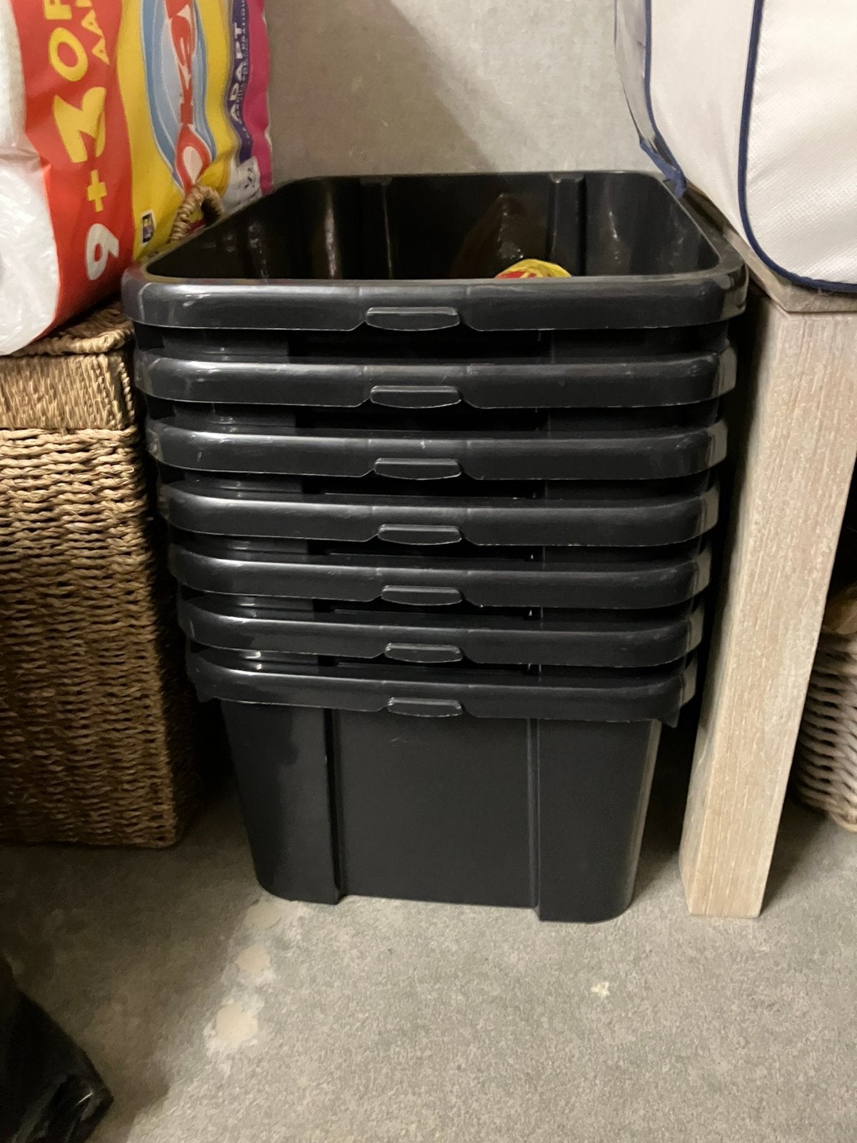 6 stapelbare handige opbergboxen NIEUW, Ophalen, Nieuw, Bak of Kist