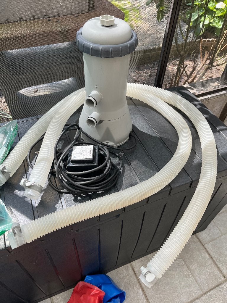 Pompe de filtration, Jardin & Terrasse, Enlèvement, Utilisé, Filtre
