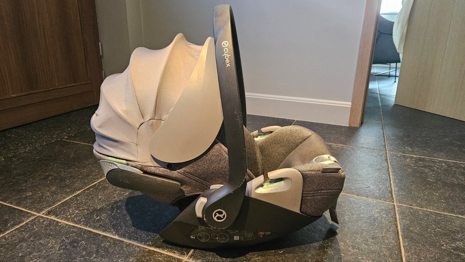 Autostoel Cybex Cloud T + isofix basis + extra's, Enfants & Bébés, Enlèvement, 0 à 13 kg, Dossier réglable, Isofix