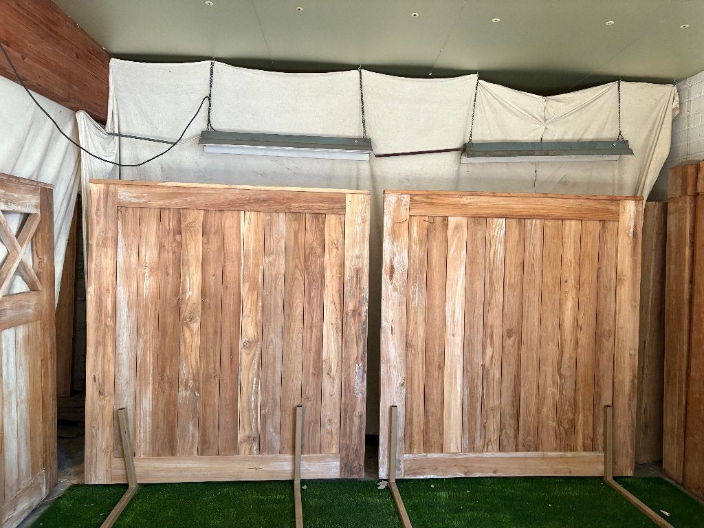 Poort volblad Teak, Enlèvement, Neuf, Bois, Porte du jardin