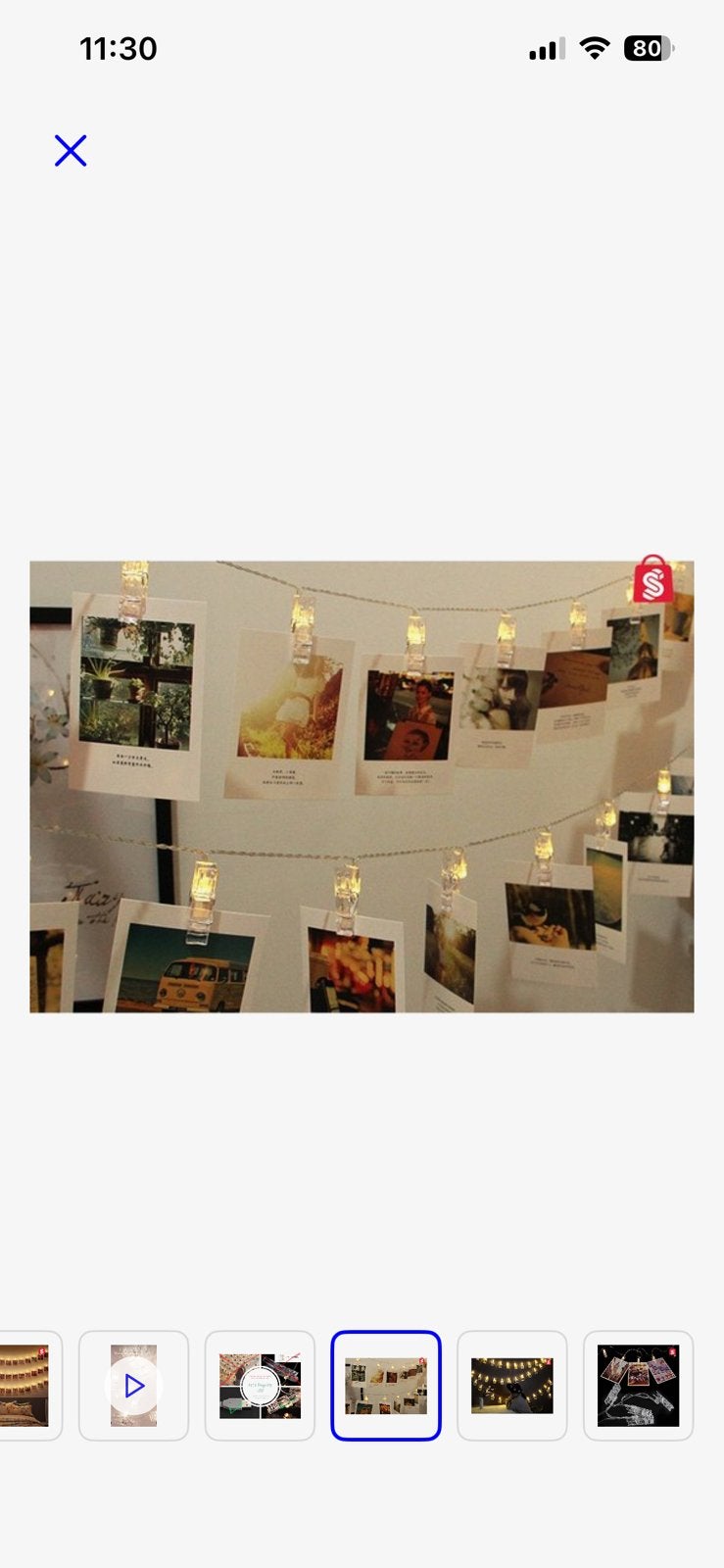 LED foto-slinger op USB: nieuwstaat, Ophalen of Verzenden, Zo goed als nieuw