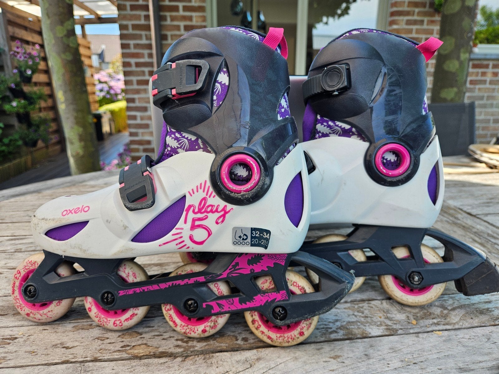 Kinderskeelers oxelo mt 32 tot 34, Sport en Fitness, Skeelers, Ophalen