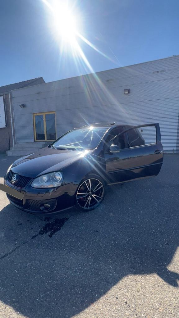 Golf 5 GTI te koop/ruil PANO/SCHAKEL/AIRCO, Auto's, Voorwielaandrijving, Euro 5, Zwart, Particulier