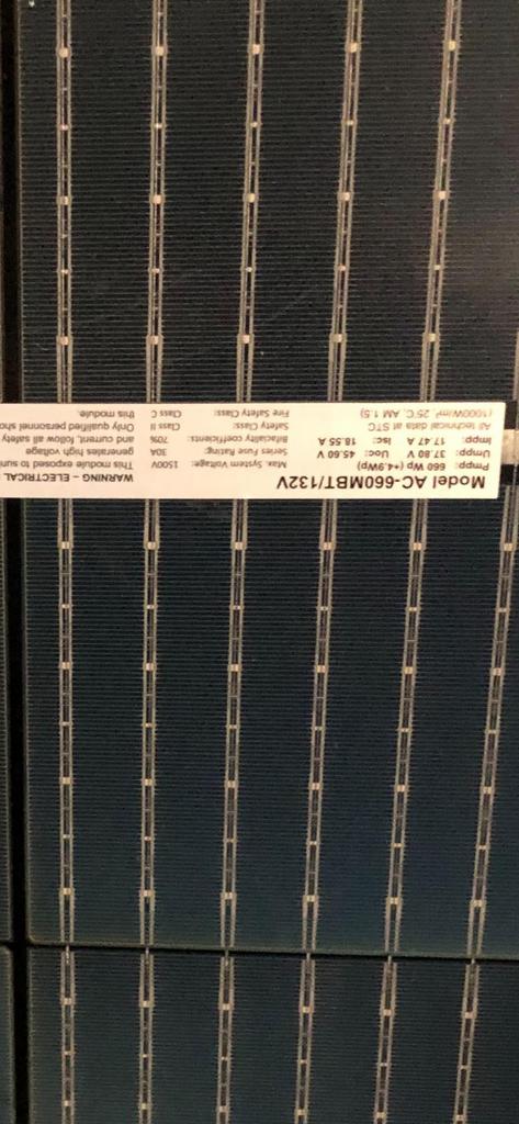 Zonnepanelen nieuwe 545 wp 615 wp 660 wp, Ophalen of Verzenden, Zo goed als nieuw
