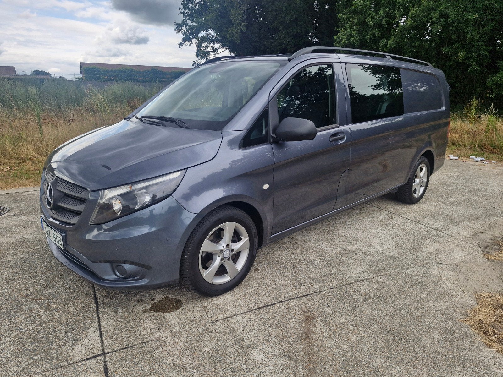 MERC VITO 114 CDI AUTOMAAT DUBBEL.CAB BJ 2016 NAV.EXPORT.NL, Auto's, Mercedes-Benz, Bedrijf, Te koop, Vito, ABS, Achteruitrijcamera