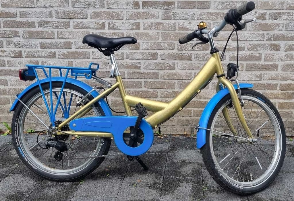 Volledig gerenoveerde Norta meisjesfiets 20 inch, Fietsen en Brommers, Ophalen, Velgrem, Zo goed als nieuw, Handrem