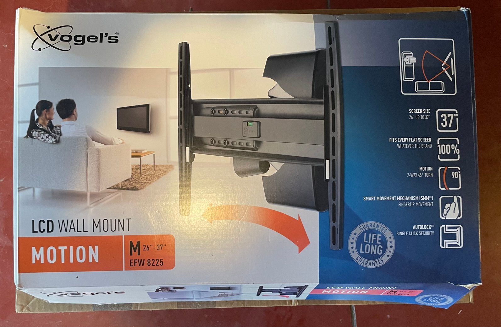 Vogel’s EFW 8225 Motion TV-Muurbeugel – Zo goed als nieuw!, Ophalen, Zo goed als nieuw
