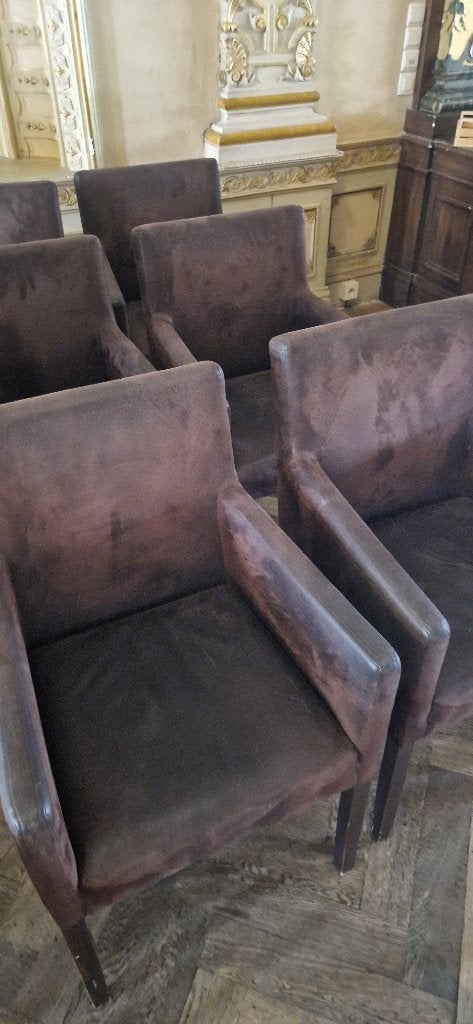 Fauteuil de luxe, Maison & Meubles, Chaises, Brun, Enlèvement, Cuir, Cinq, Six Chaises ou plus