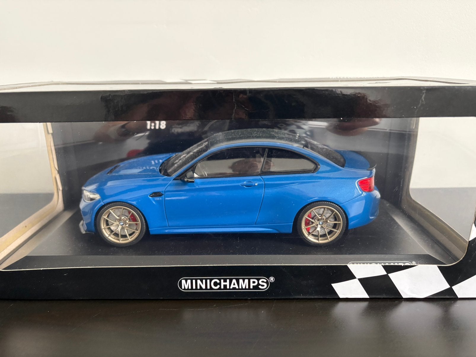Bmw M2 CS 1/18 Minichamps, Enlèvement, Comme neuf, MiniChamps