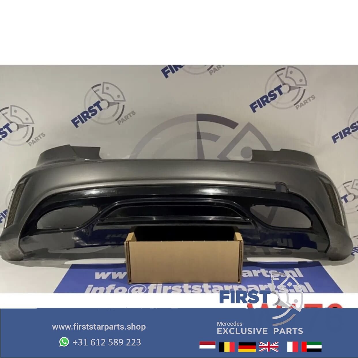 W176 A KLASSE AMG FACELIFT ACHTERBUMPER GRIJS Mercedes 2012-, Arrière, Utilisé, -, -