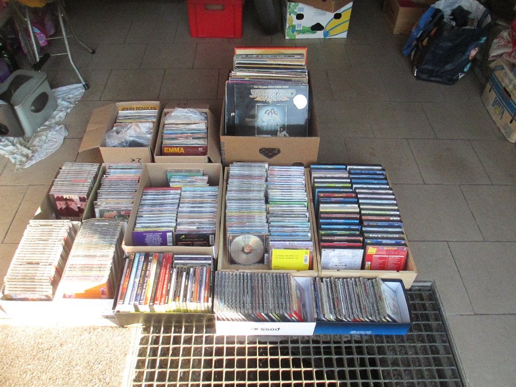 alles in een keer te koop lot 50 lp's 100 singels 200 cd's, Cd's en Dvd's, Ophalen, Zo goed als nieuw, Overige typen