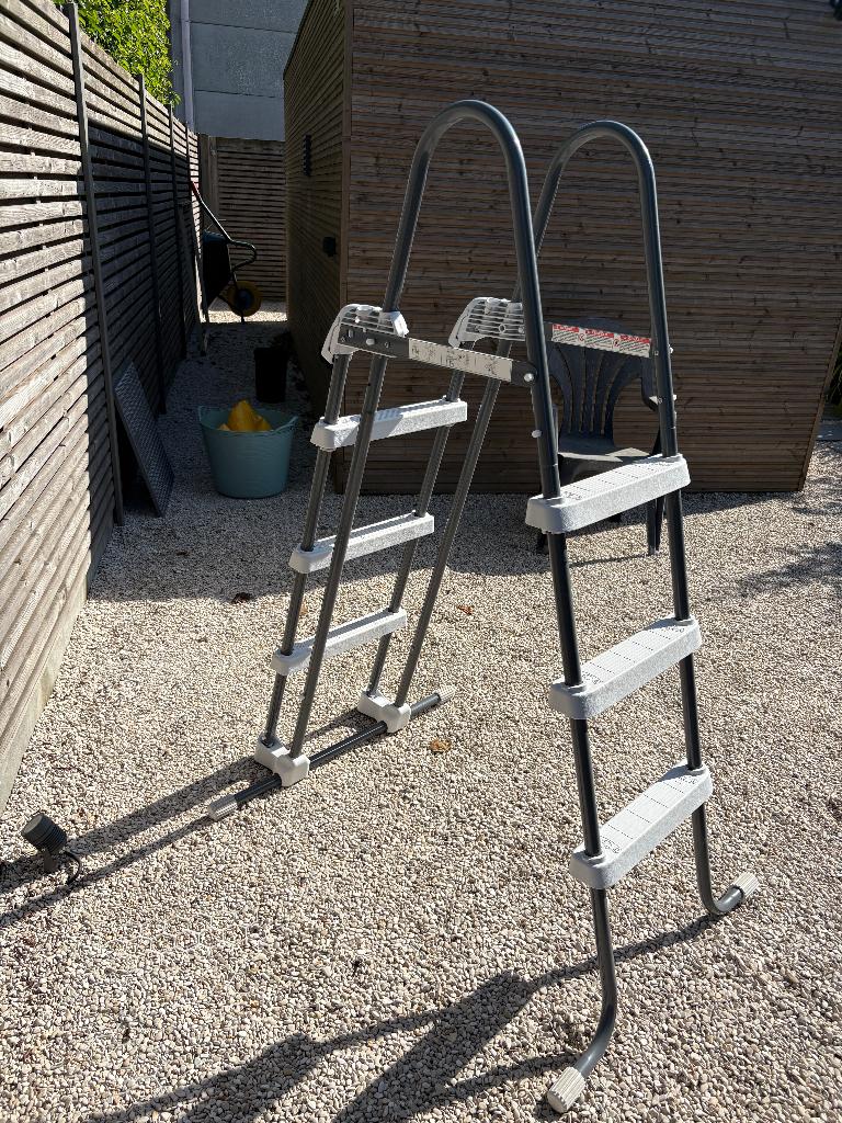 Zwembadladder Exit Toys voor framehoogte van 91-107cm, Tuin en Terras, Zwembaden, Gebruikt, Opzetzwembad, 80 tot 120 cm, Ophalen